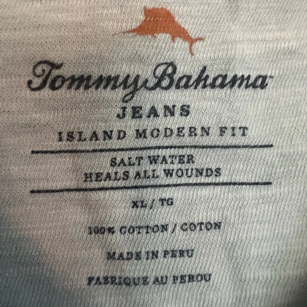Tommy Bahama Blue Polo Shirt Classic Casual Fit - Picture 5 of 9